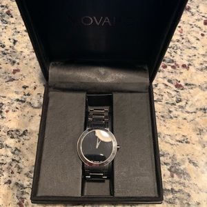 MOVADO Men’s Black bezel
